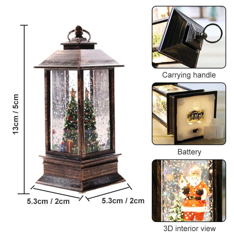 Christmas Lantern Wind Light Decor