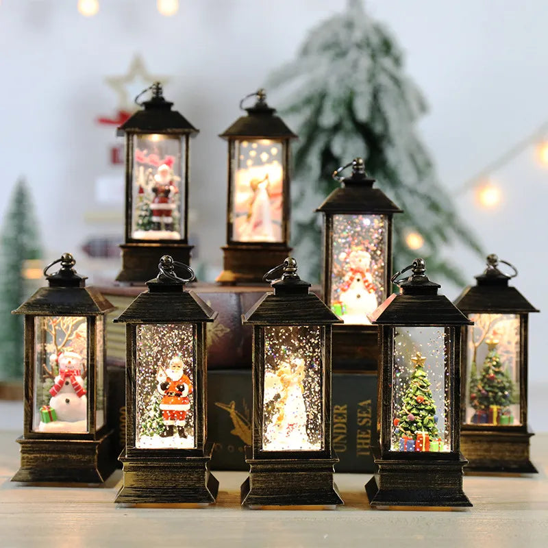 Christmas Lantern Wind Light Decor