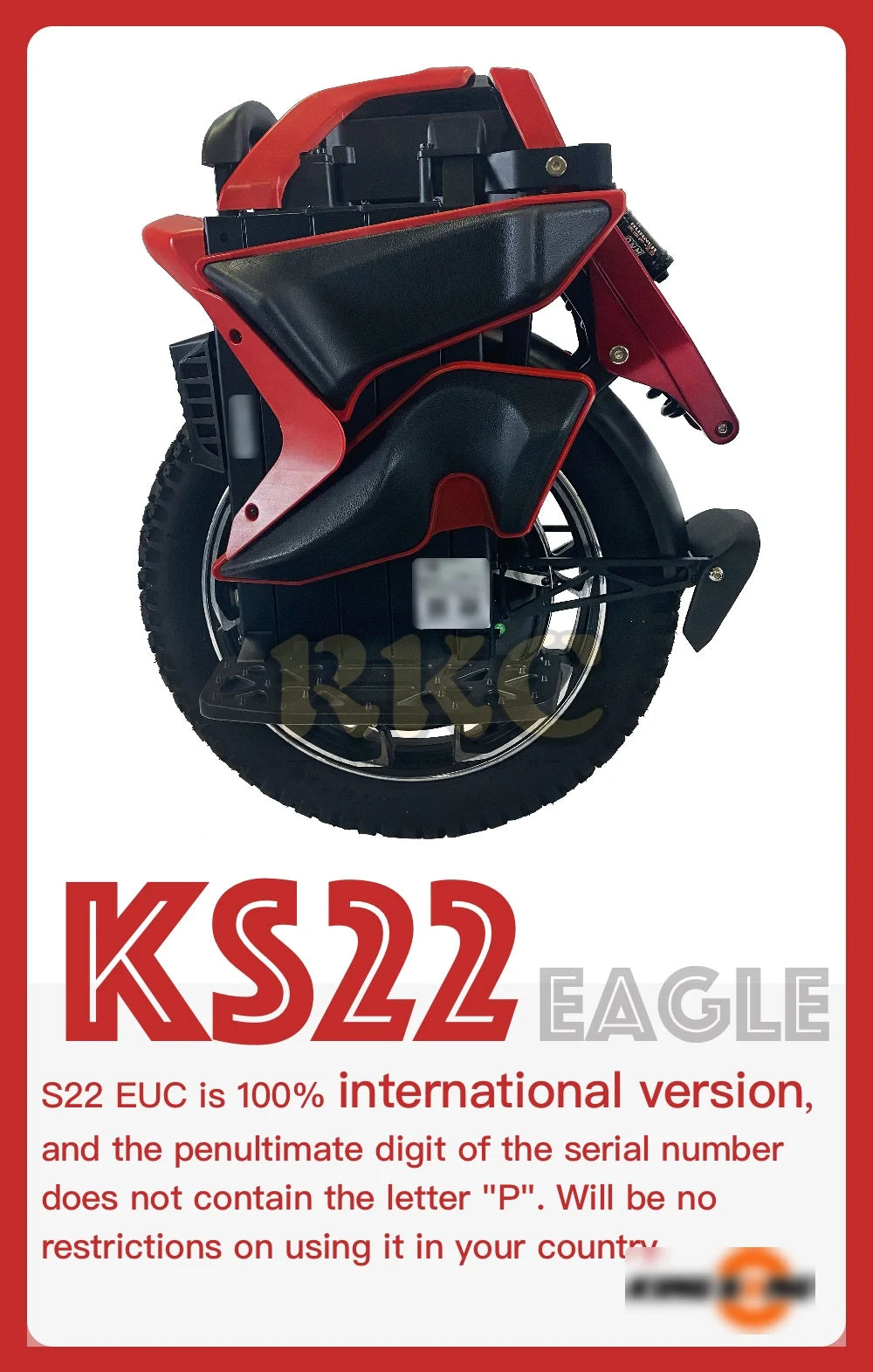 Kingsong Unicycle Electric Wheel Balance Smart  70km/h 20inch Monocycle