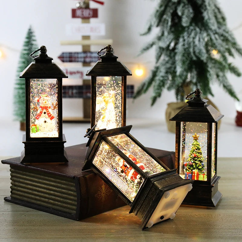 Christmas Lantern Wind Light Decor