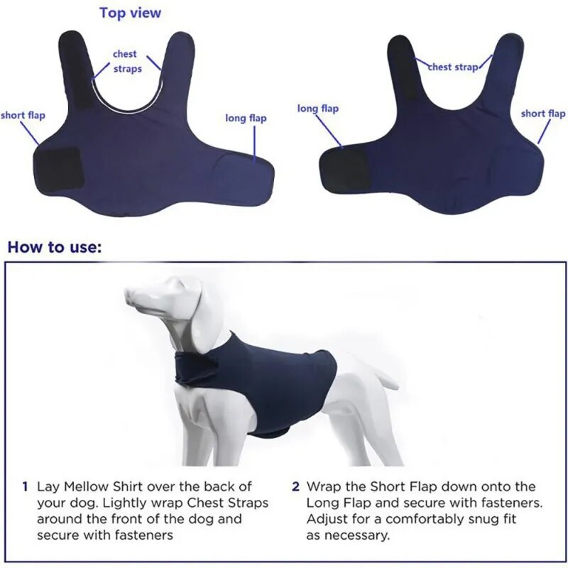 Dog Anxiety Vest Calming Wrap Stress Relief Jacket