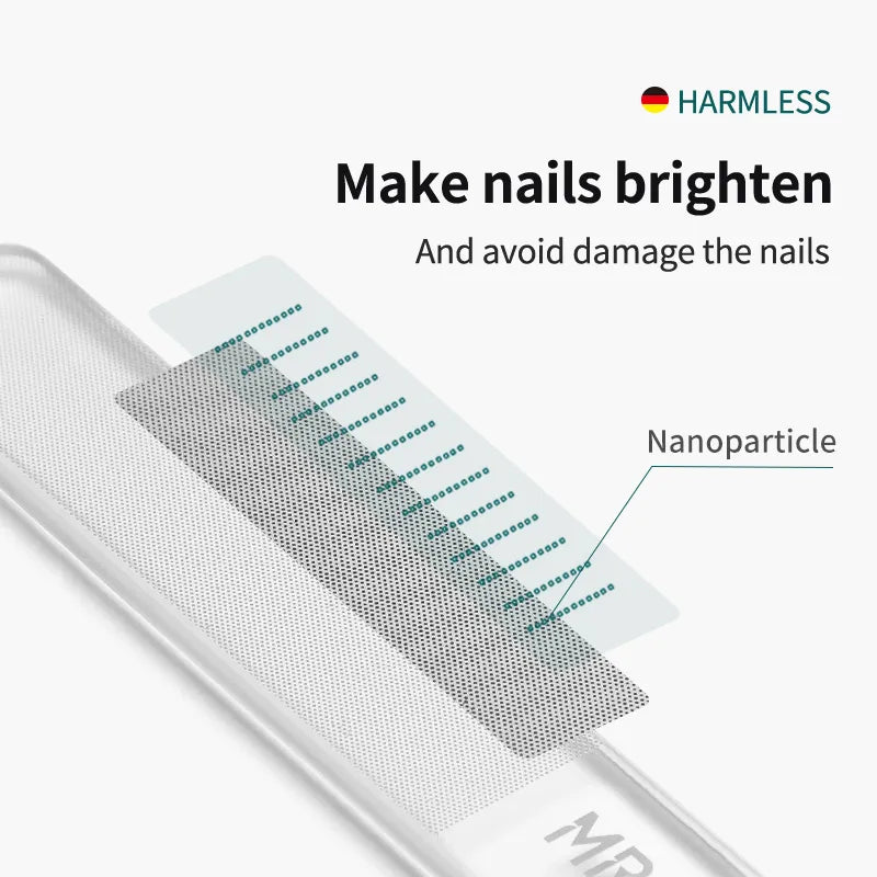 Nano Glass Nail Files Professional Polishing Manicure