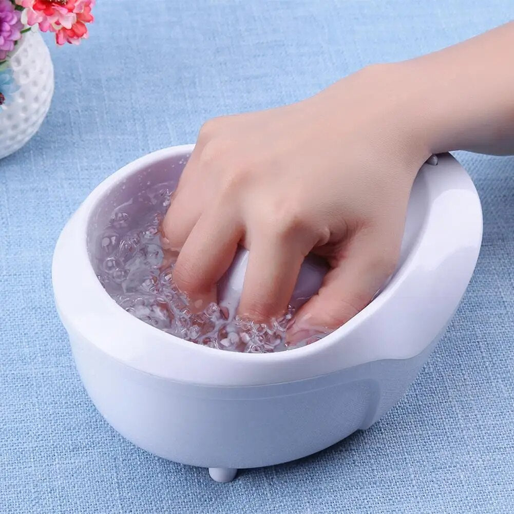 Electric Bubble Bowl Soak Nail Polish Remover DIY