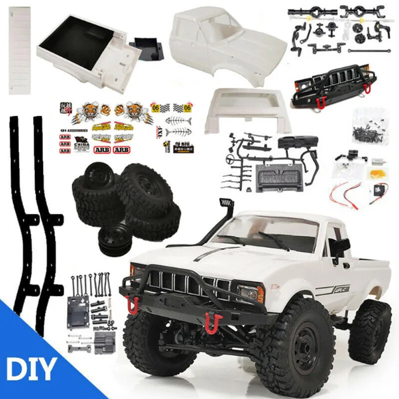 4WD Military Truck Crawler Off Road RC Car Toy Kit