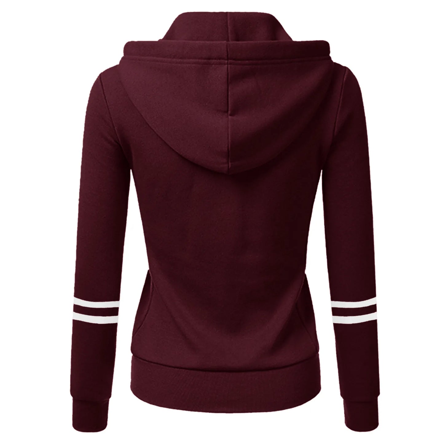 Womans Autumn Long Sleeve Hoodies  Zip