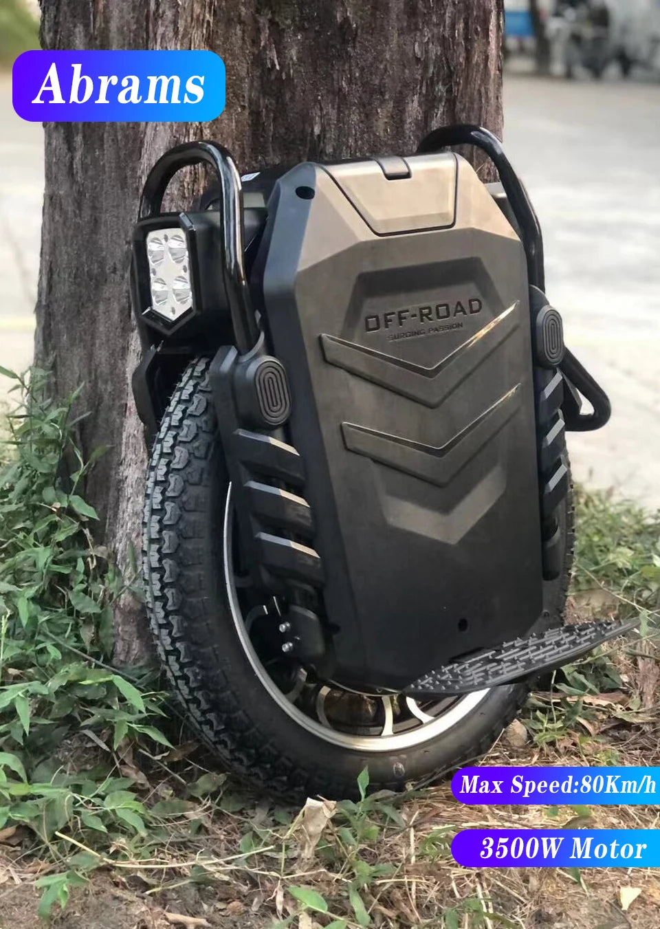 New Abrams Electric Unicycle Off-Road