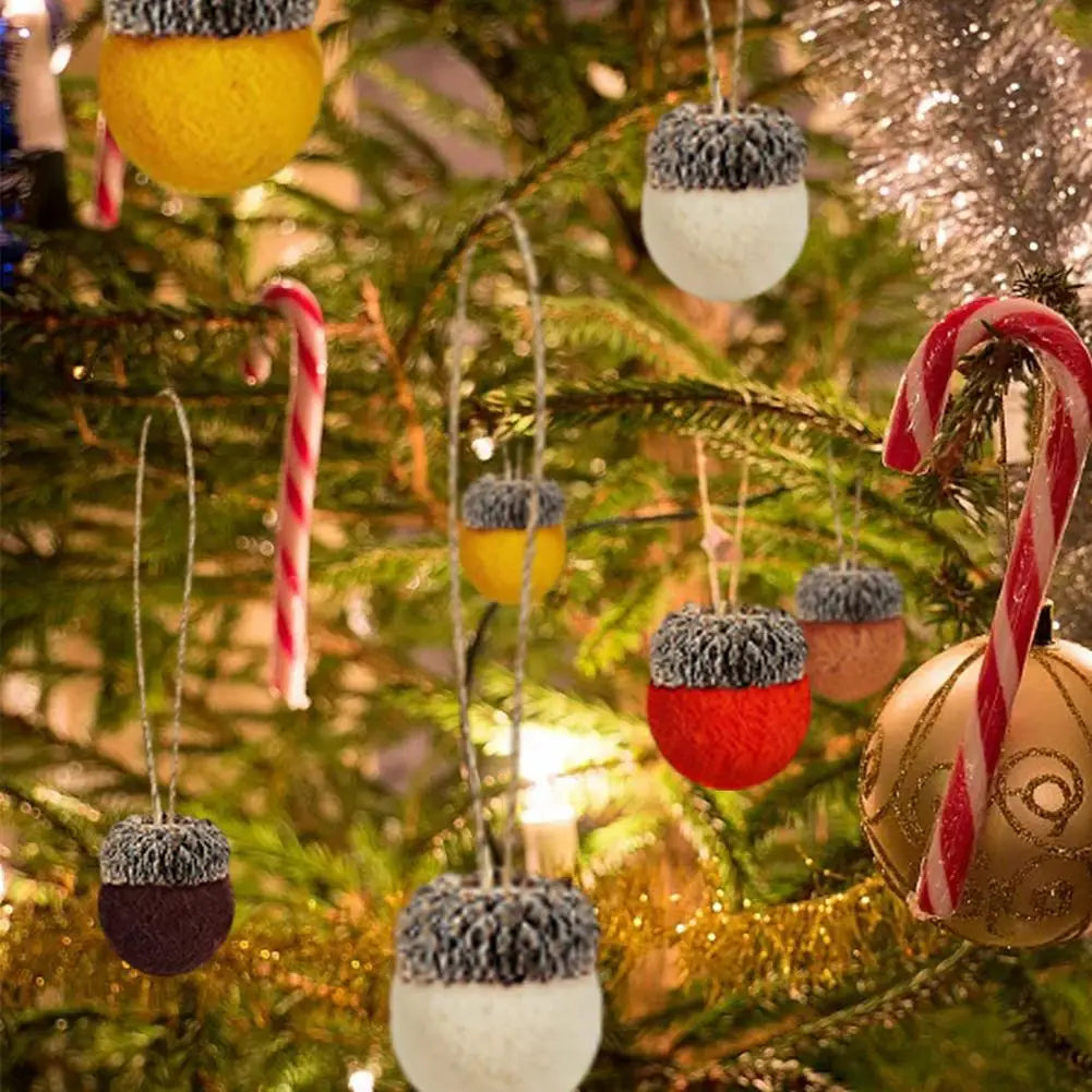 31pcs Felt Pine Acorn Christmas Tree Ornaments