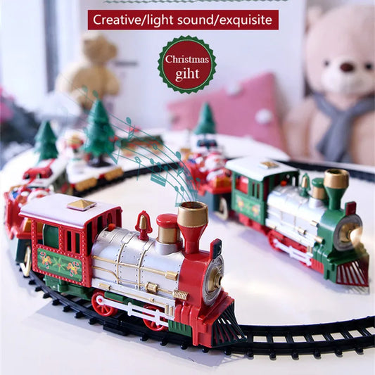 Christmas Train Set Creative Decor Toy For Kids