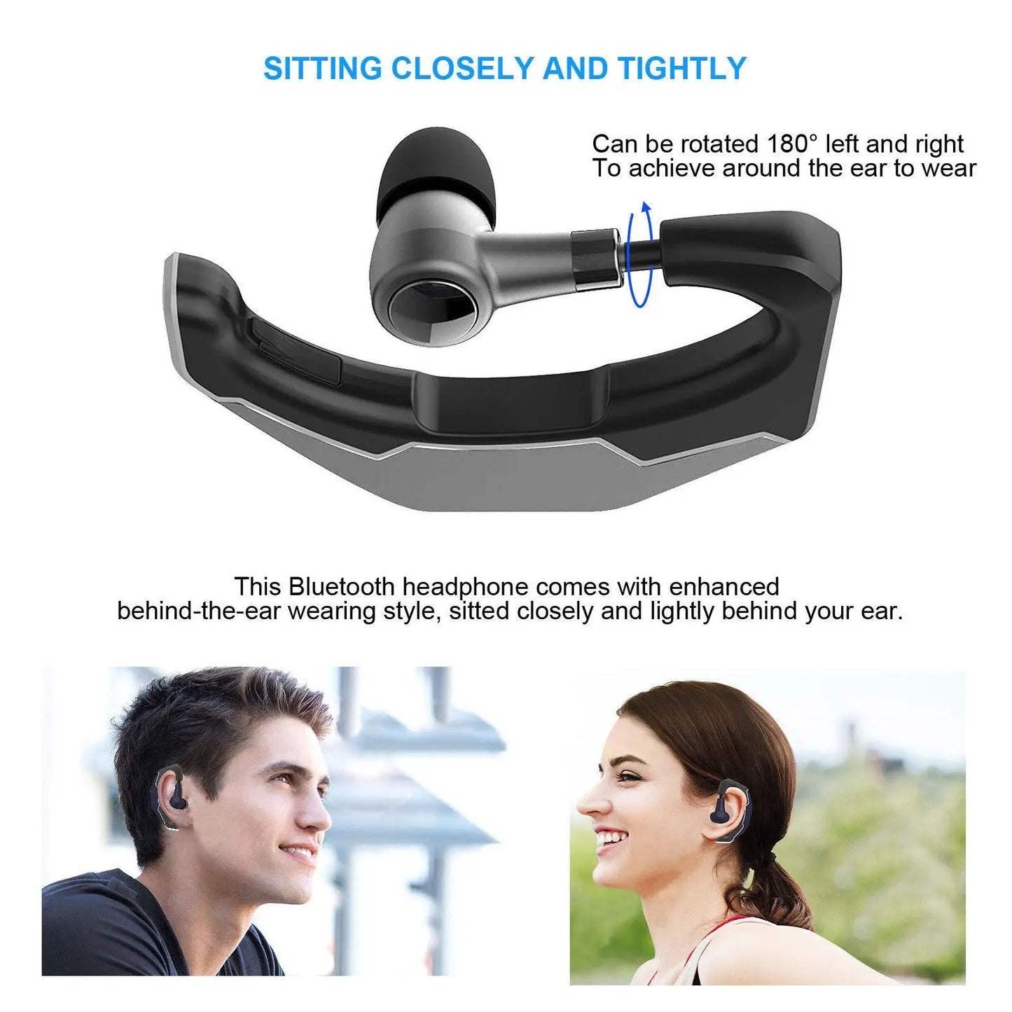 Wireless Earphones Hands-free Headphones Noise Cancelling