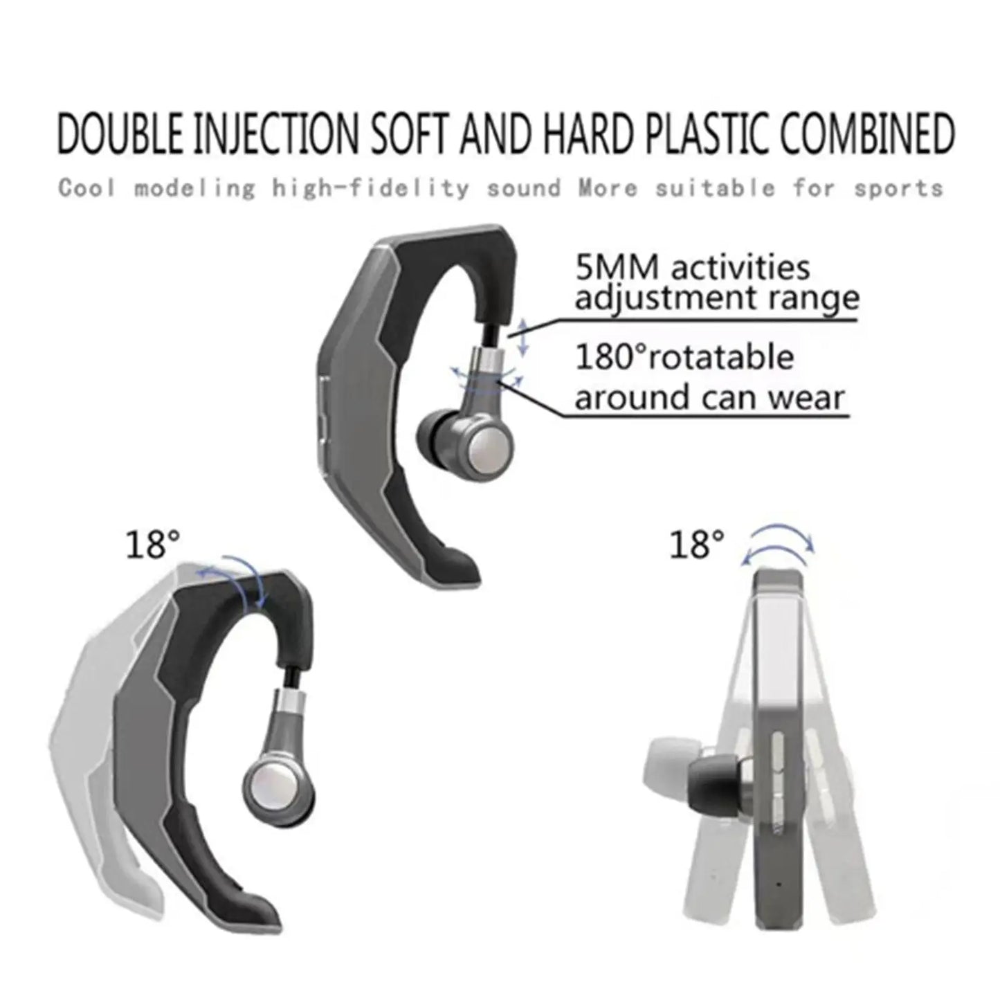 Wireless Earphones Hands-free Headphones Noise Cancelling