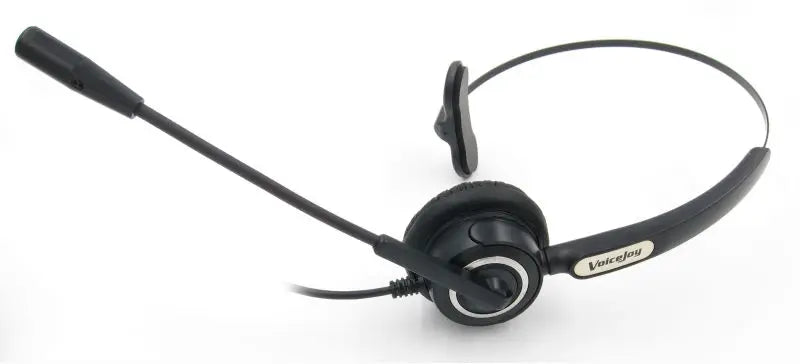 Call Center Headphone with Noise-Canceling Mic