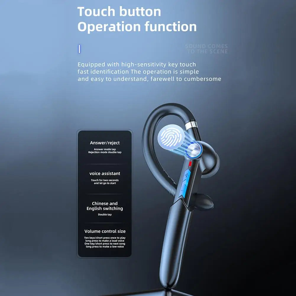 Wireless Headphone Sports Waterproof Earbuds With Microphone