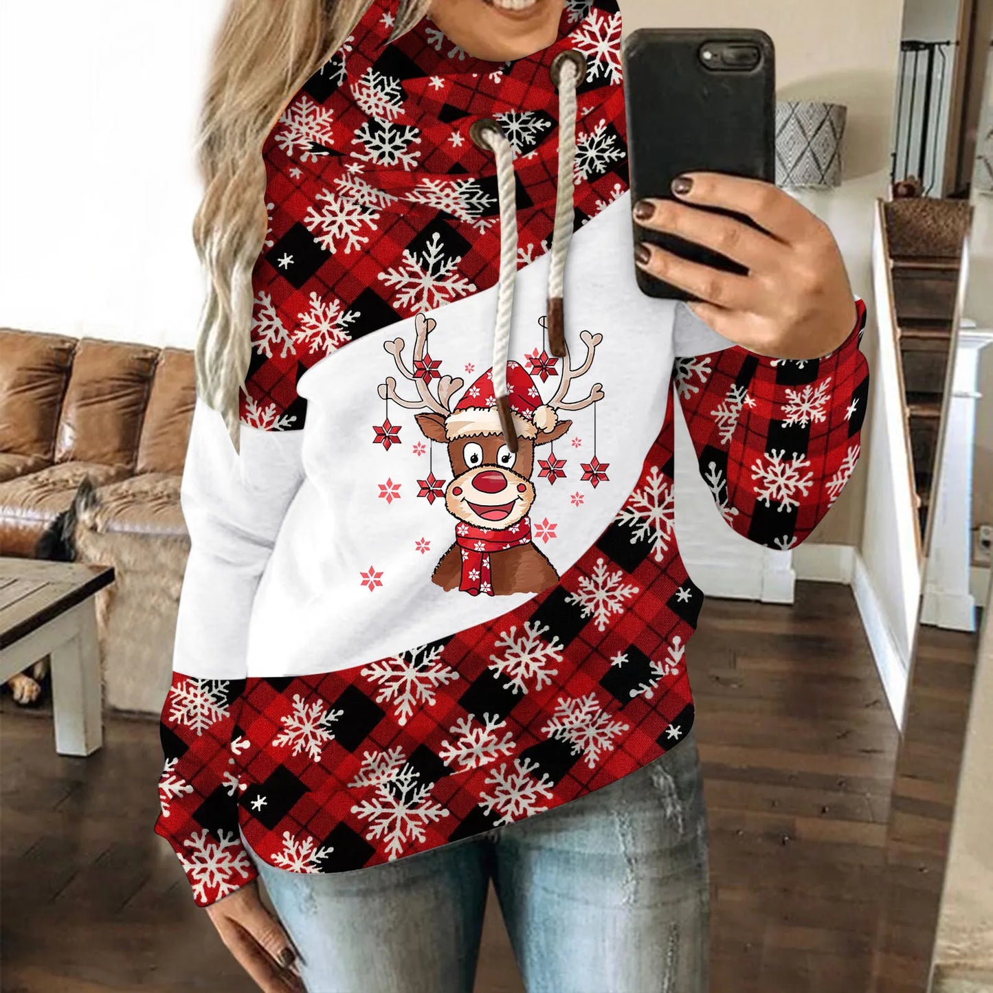 Pullover Sweater Coat Christmas Winter Ladies