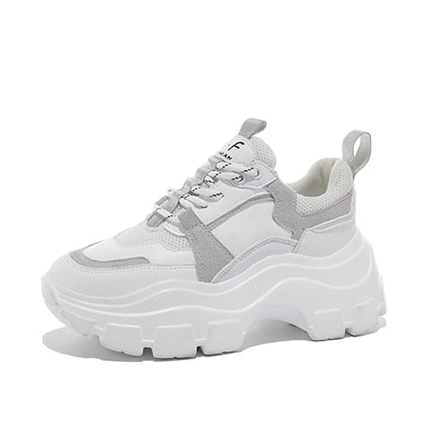 Women's Chunky Sneakers Thick Bottom Platform Shoes