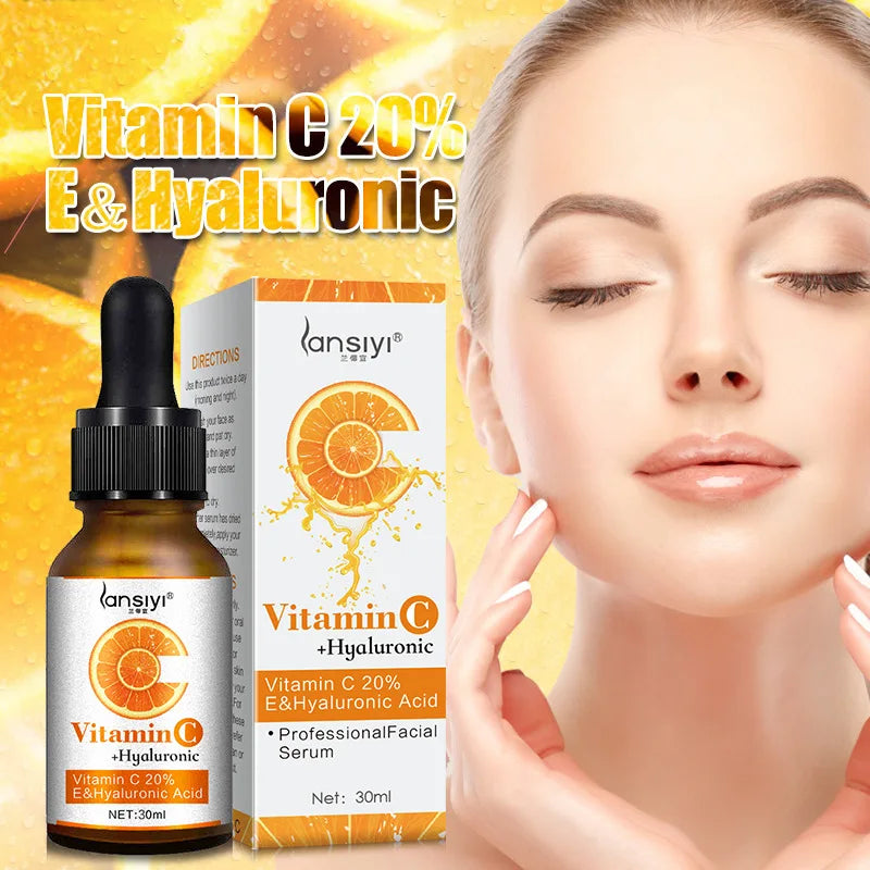 Pure Vitamin C Hyaluronic Acid Serum For Face Anti Aging Essential Oil