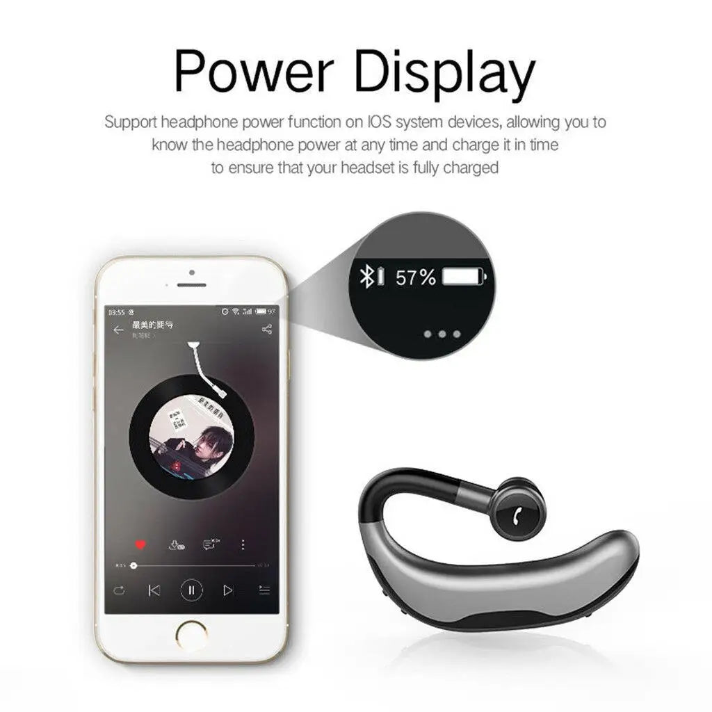 Wireless Sport Headset Driving Earphone Noise Cancelling