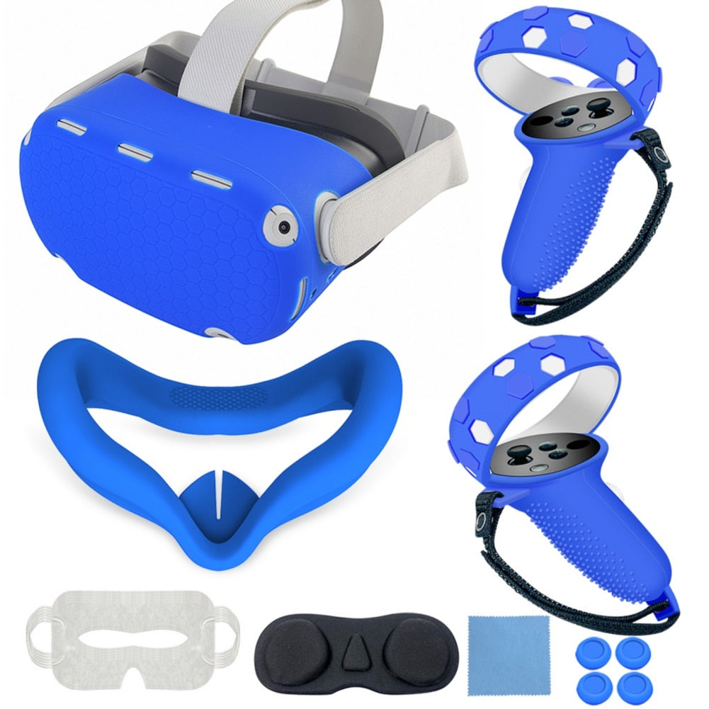 VR Accessories 7-Piece Set For Oculus Quest 2 Replacement