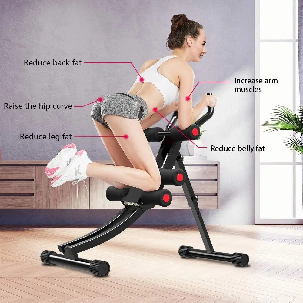 Abdominal Workout Machine, Height Adjustable Home Ab Trainer