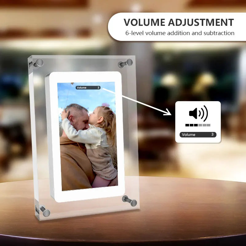 Acrylic Digitial Photo Frame 5 inch  video picture play