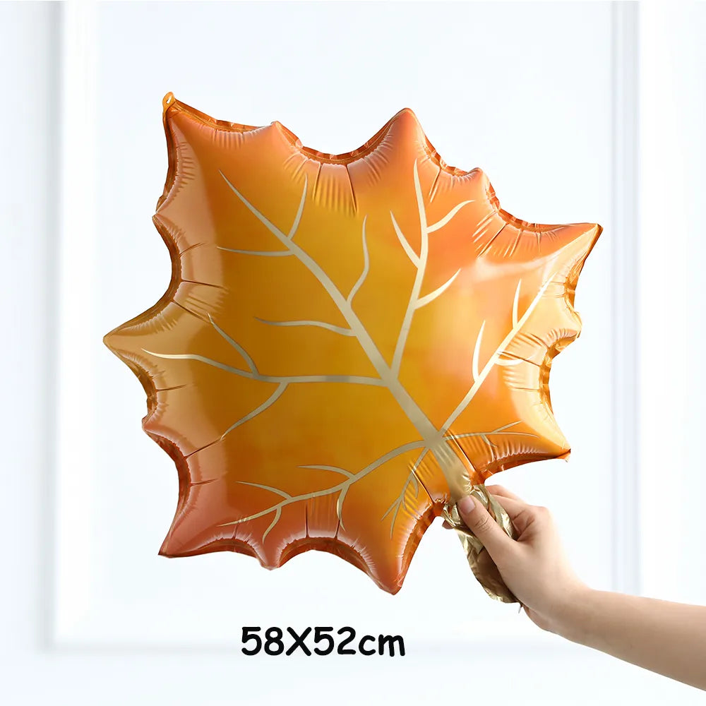 127pcs Pumpkin Maple Leaf Pine Cone Autumn Garland Kit