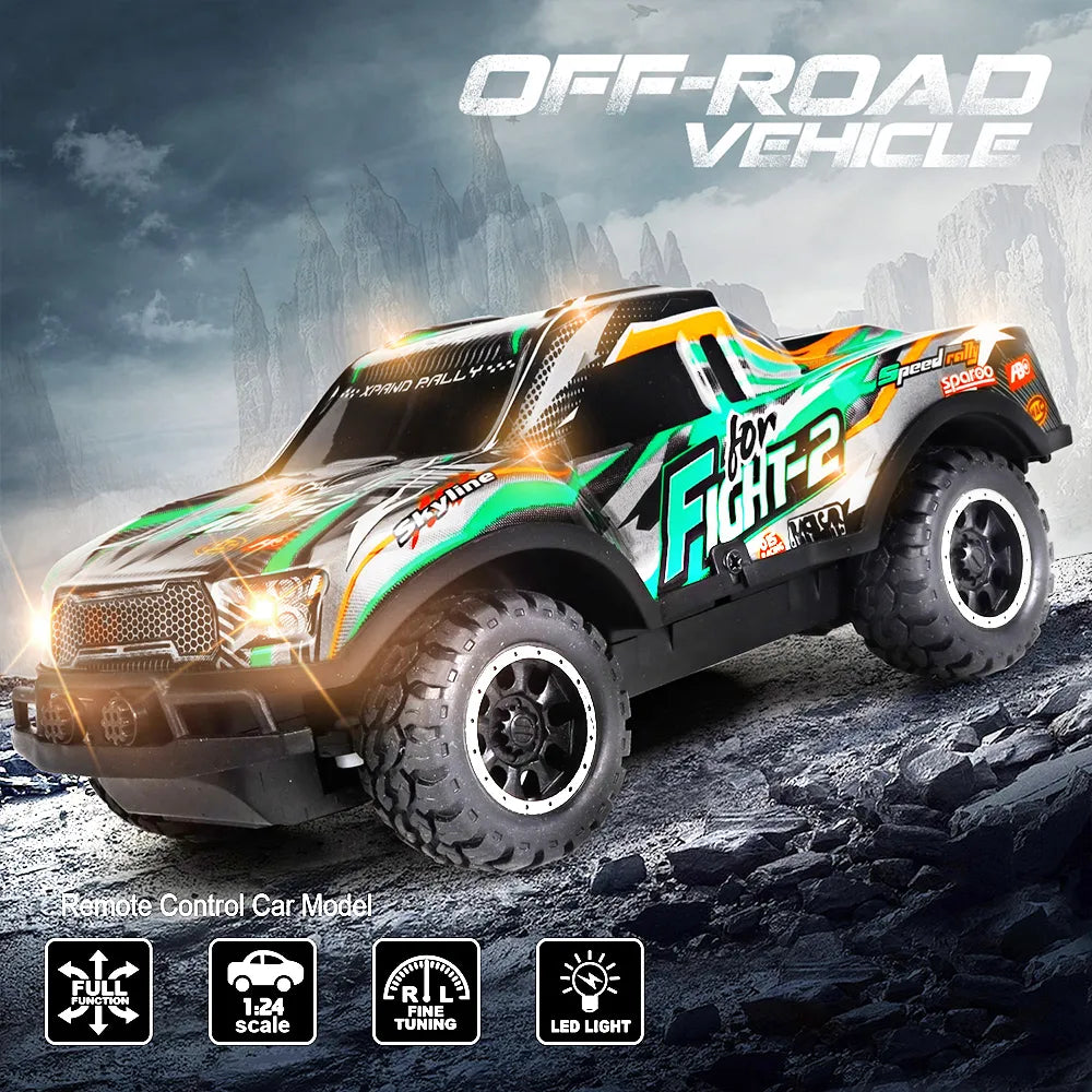 LED Illuminated Off-Road Jeep Remote Control Car