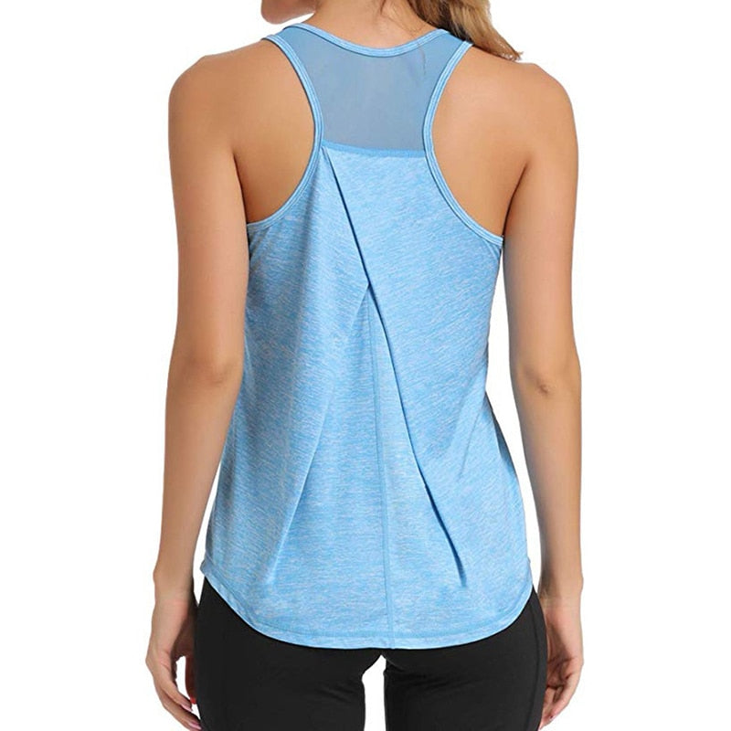 Sleeveless T Shirt Sports Wear Yoga Tank Top - peterkaczconnect