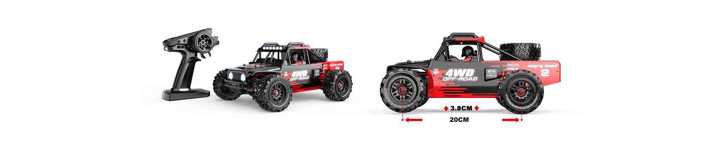 HYPER GO RC Car Remote Control 4WD Off-road Racing Truck