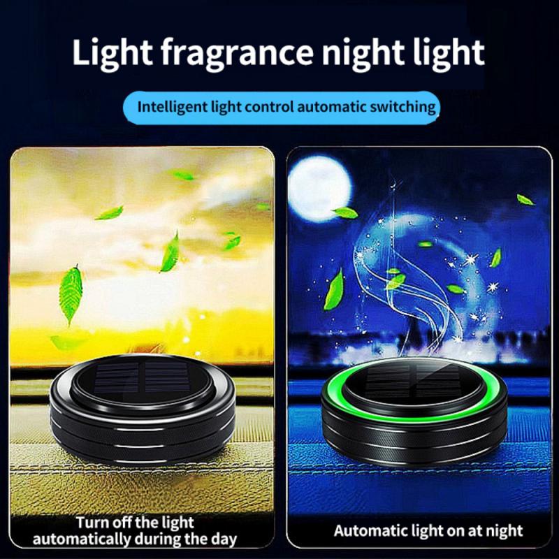 Solar Light Car Air-Freshener Diffuser Air Purification In Car - peterkaczconnect