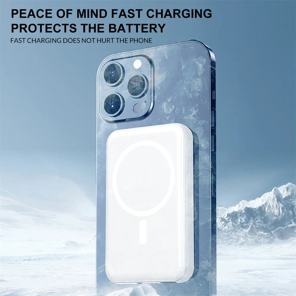 Magnetic Power Bank Portable Charger Wireless Fast Charger