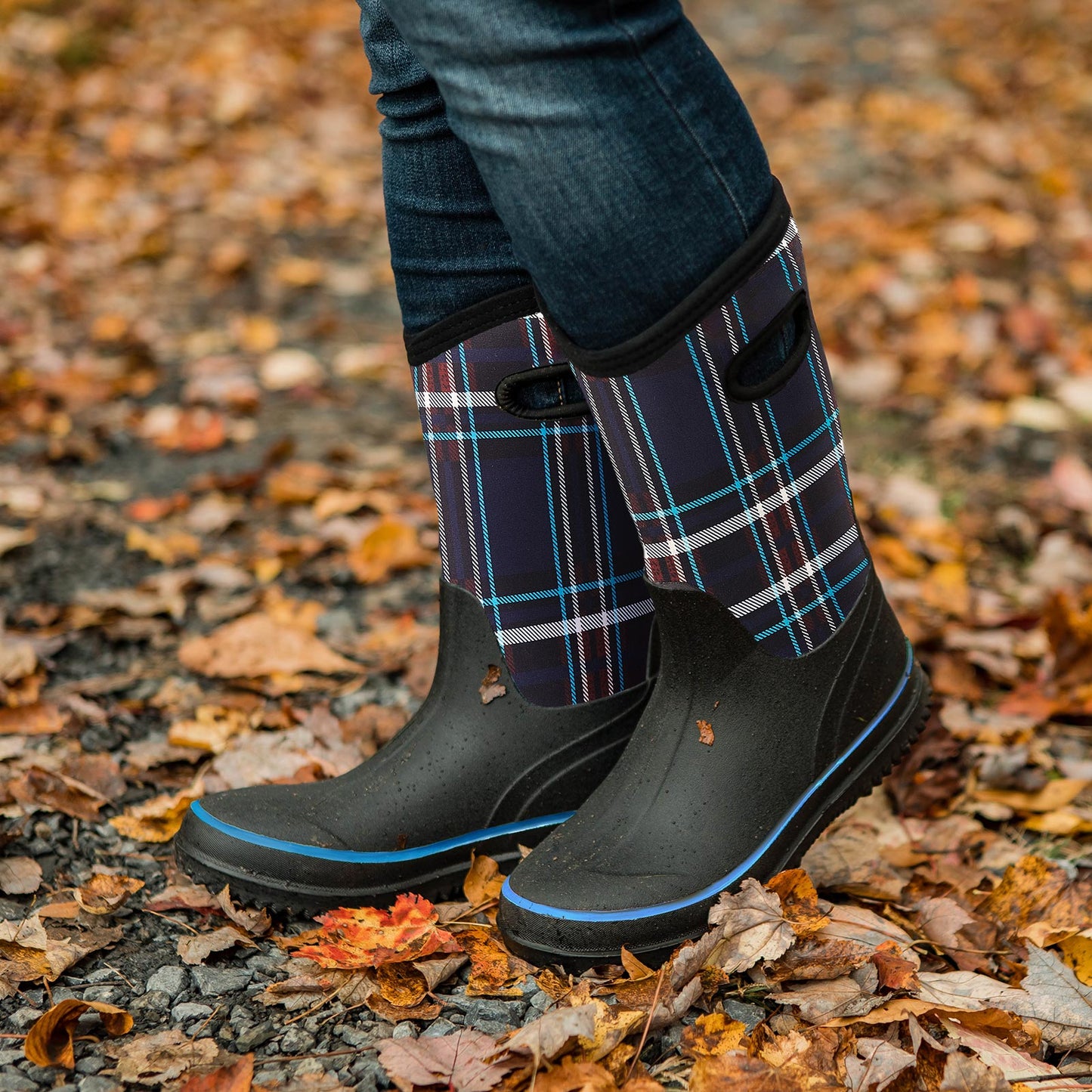 Waterproof Neoprene Insulated Barn Boots for Mud Working Gardening - peterkaczconnect