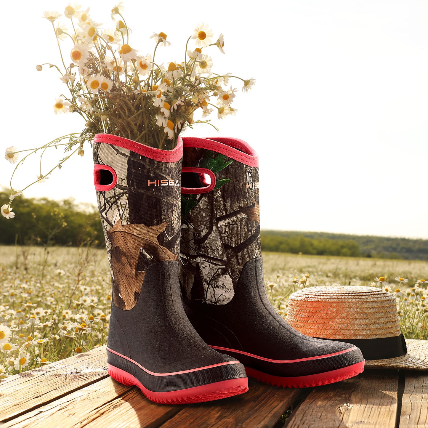 Waterproof Neoprene Insulated Barn Boots for Mud Working Gardening - peterkaczconnect