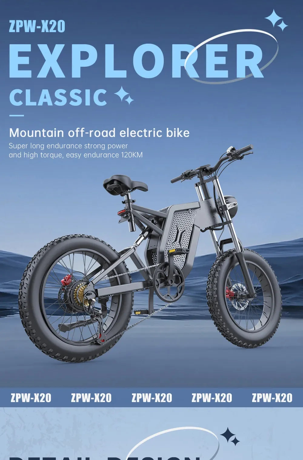 Hydraulic brake 48V Adult Electric bike 20 inch Fat Tires