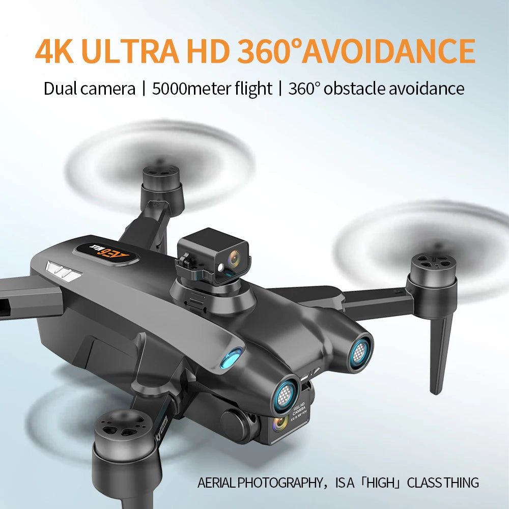 Professional Camera Drone with DUAL Camrea Obstacle Avoidance RC