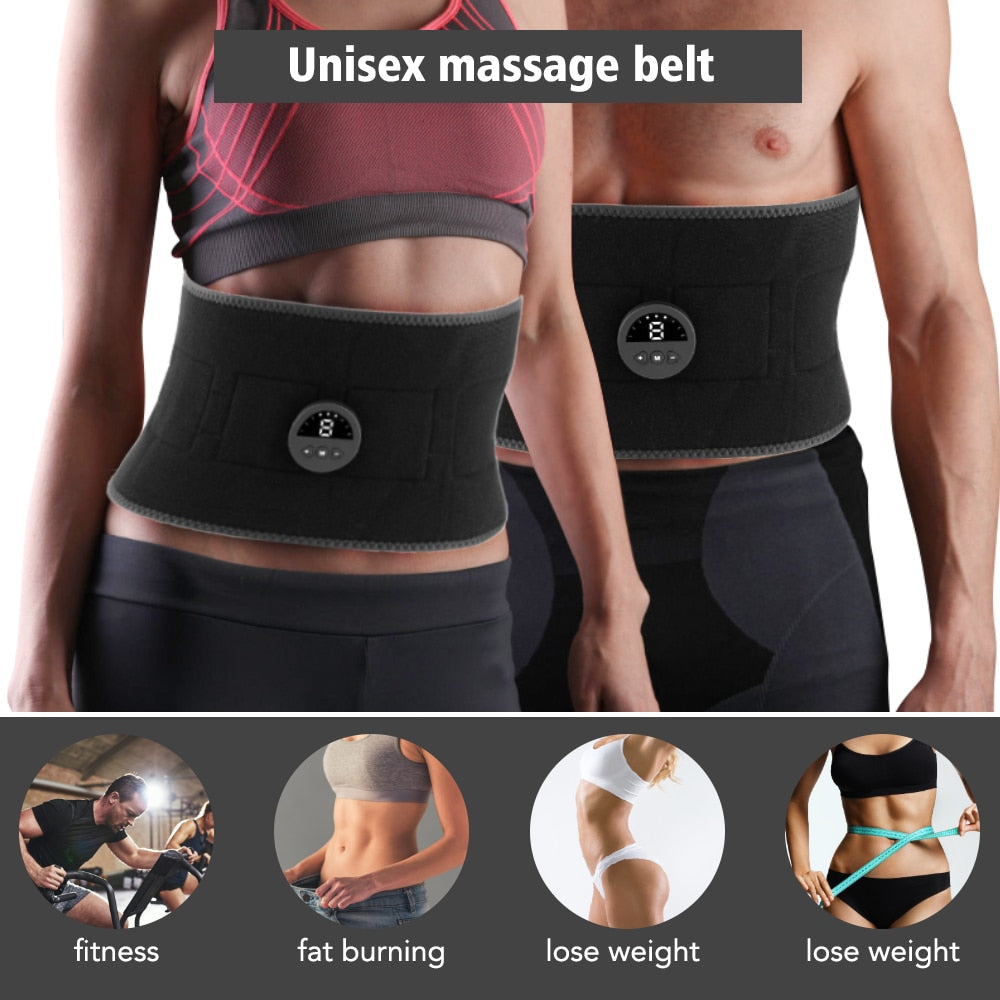 Pulse Massage Belt Eletric Muscle Stimulator 6 Mode 9 Blocks - peterkaczconnect