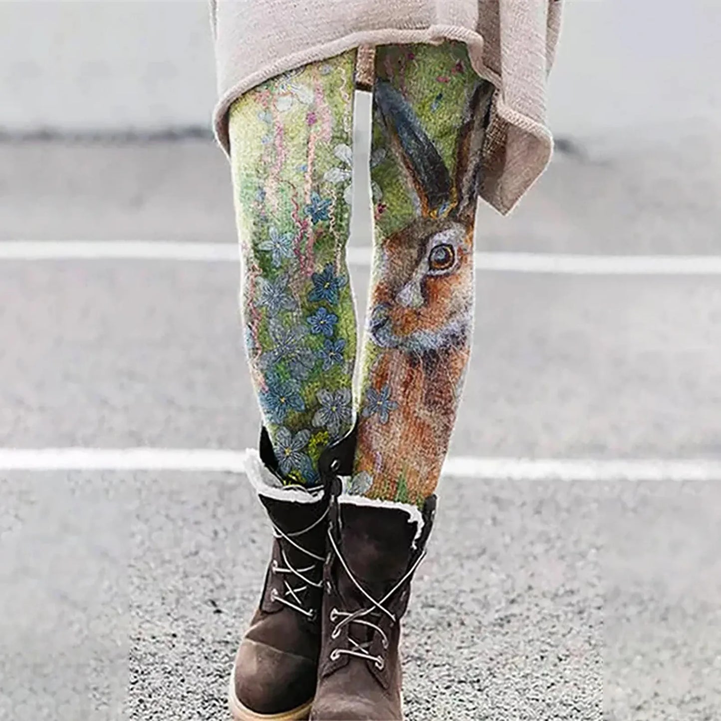 Women's HOT Leggings  Print Pant High Waist Leggings