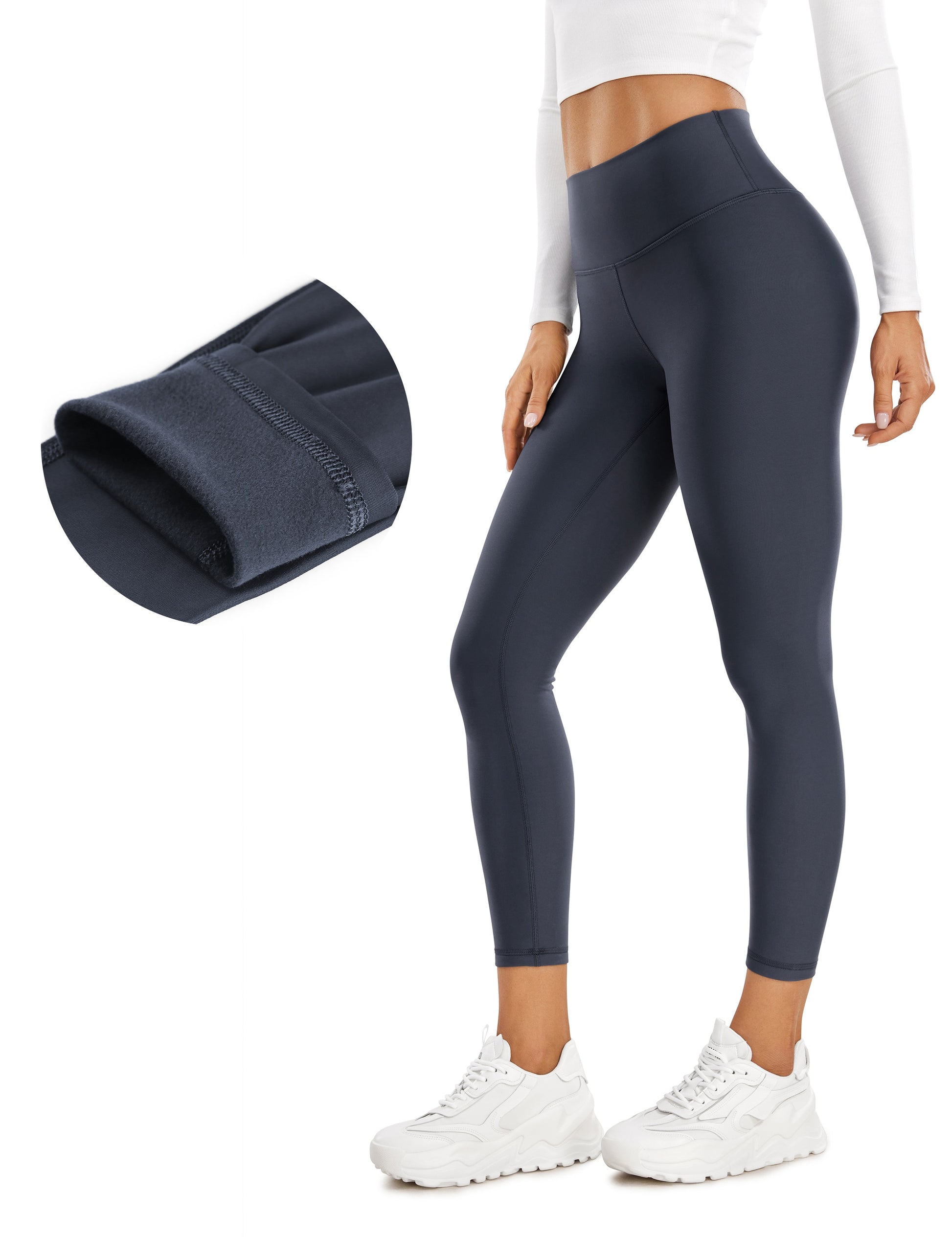 Thermal Fleece Lined High Wasted Leggings Yoga Pants - peterkaczconnect