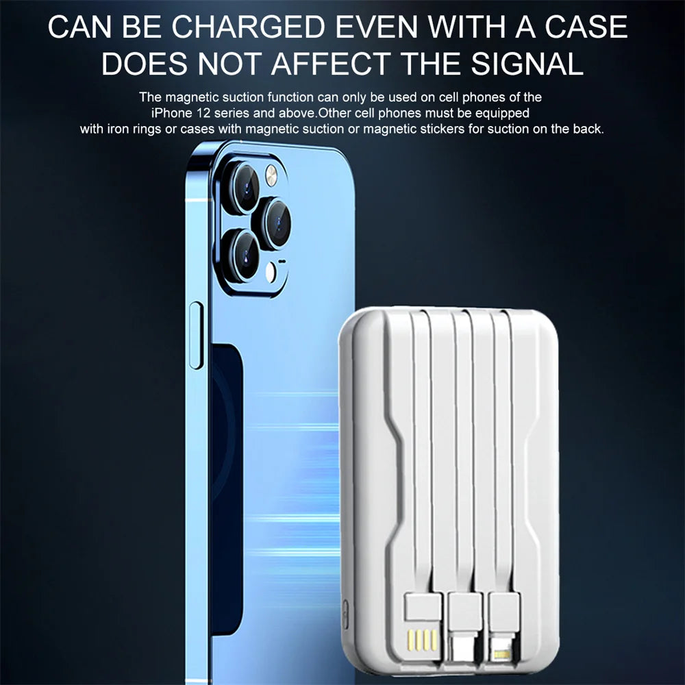 Magnetic Power Bank Portable Charger Wireless Fast Charger