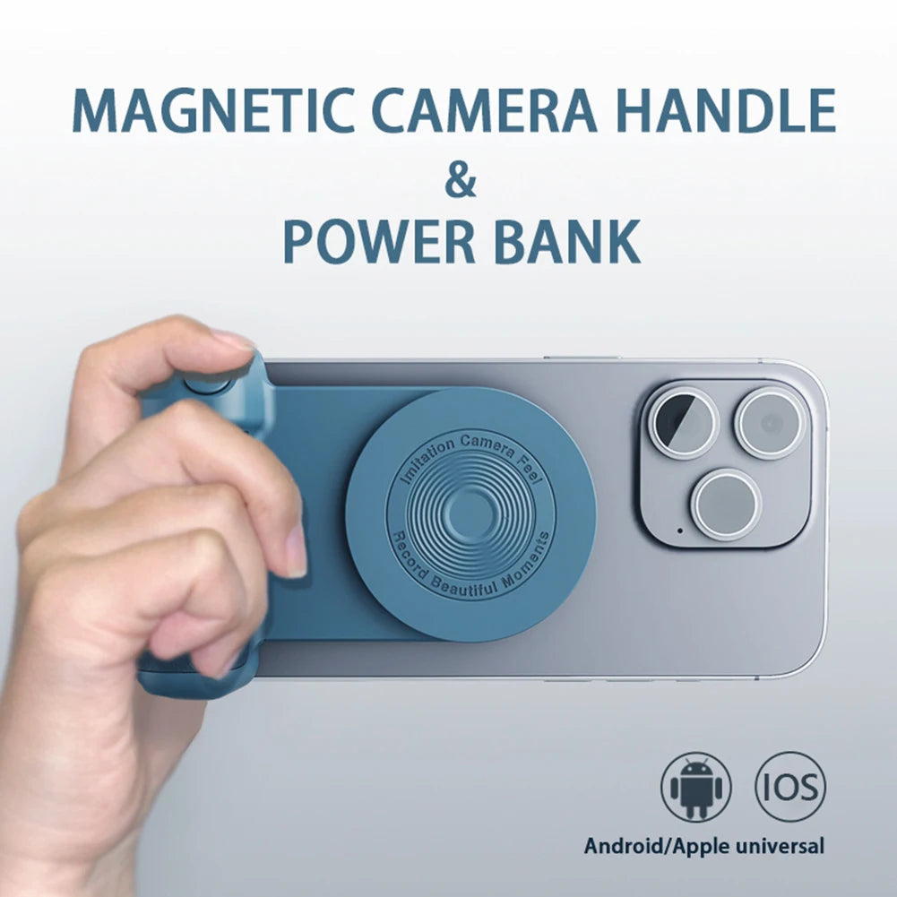 Magnetic Camera Handle Photo Bracket Mobile Phone Anti-shake Selfie