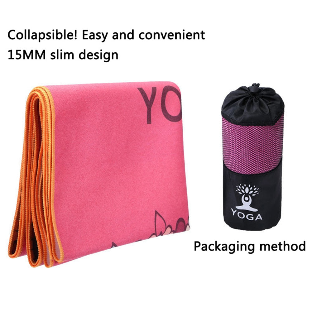 Microfiber Sports Yoga Towel Quick Dry Printed Absorbent - peterkaczconnect