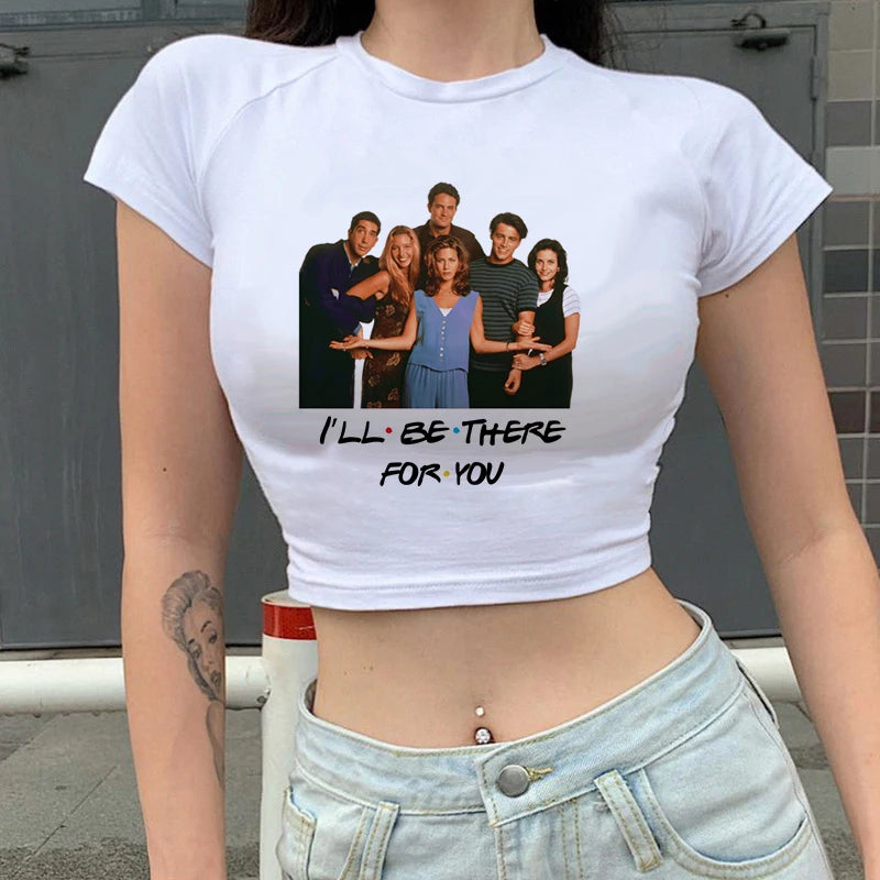 Friends Tv Show T Shirt Womans Best Friends  T-shirt