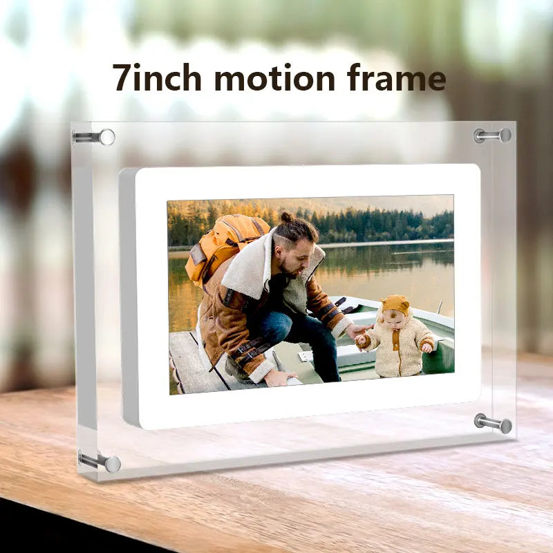 2G Memory 7inch Acrylic Digital Video Picture Frame