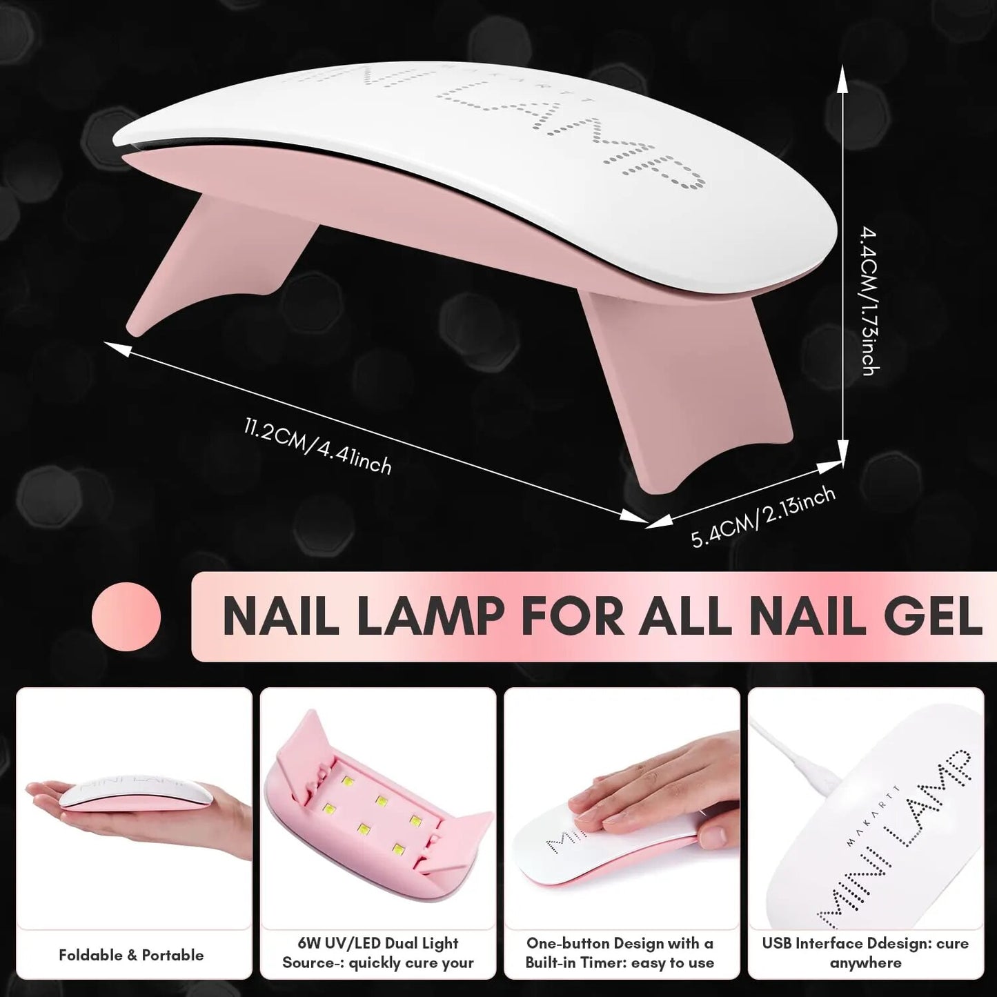 Makartt Nail Tips and Glue Gel kit