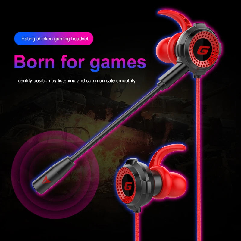 Gaming Headset Wired Earphone