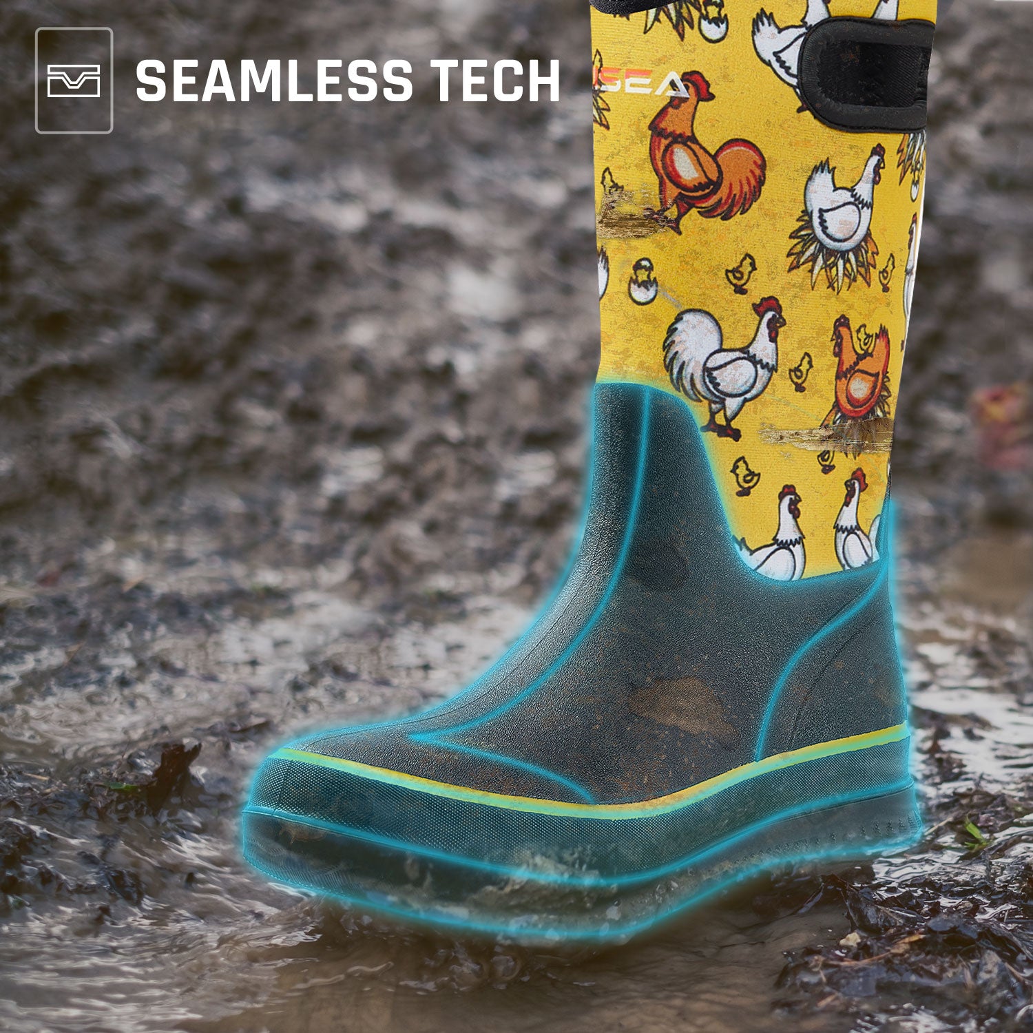 Waterproof Neoprene Insulated Barn Boots for Mud Working Gardening - peterkaczconnect