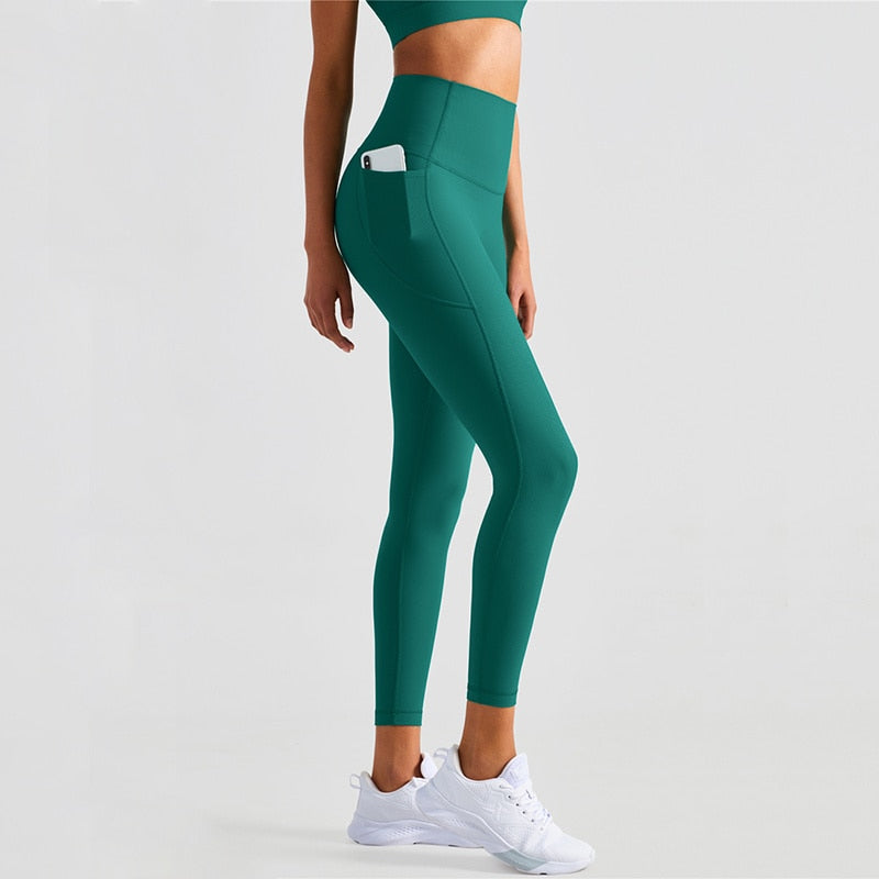 Women High Waist Yoga Tights Gym Workout Clothes - peterkaczconnect