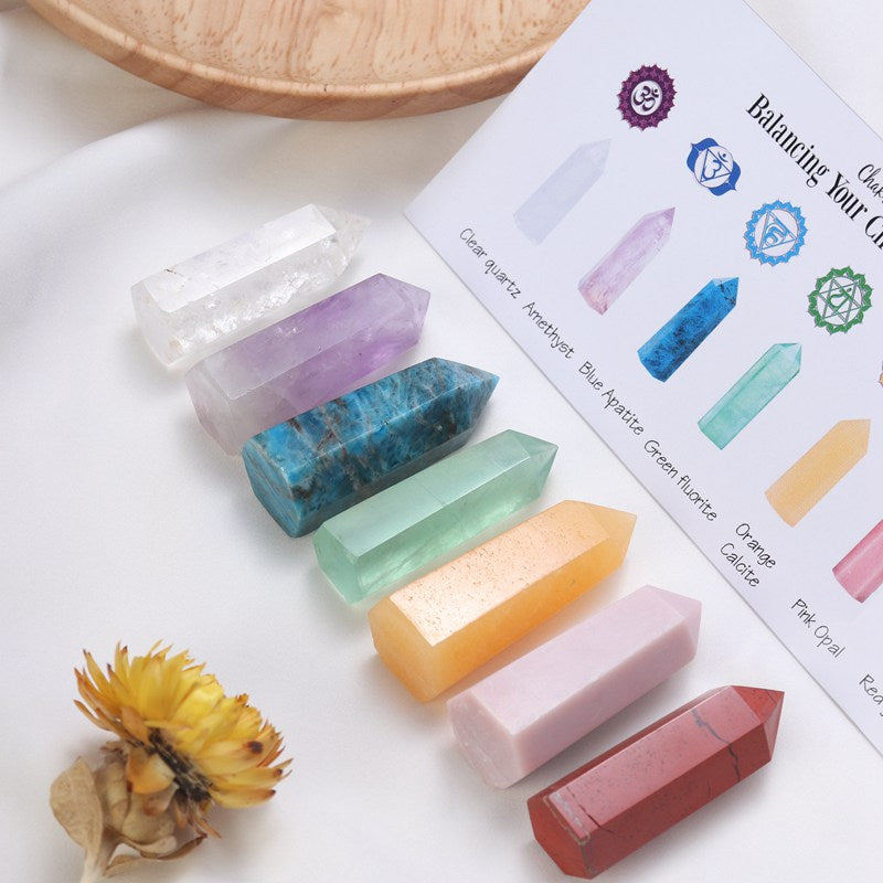 7 Chakra Healing Therapy  Stone Set W/ Gift Box - peterkaczconnect