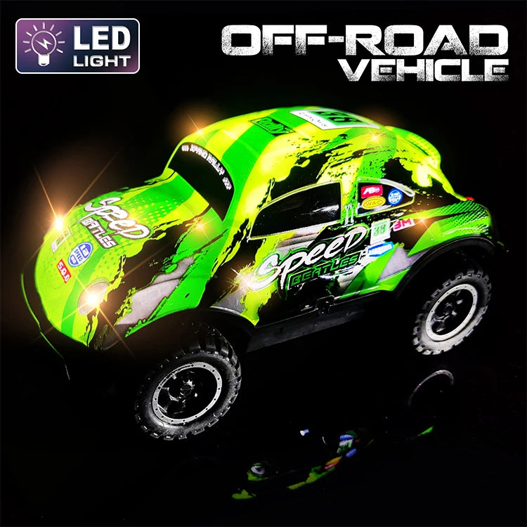 LED Illuminated Off-Road Jeep Remote Control Car