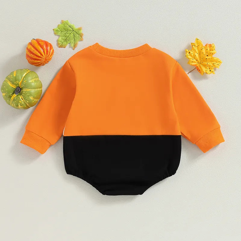 0-18M Newborn Baby Girls Boys Sweatshirts Halloween Fall Bodysuits