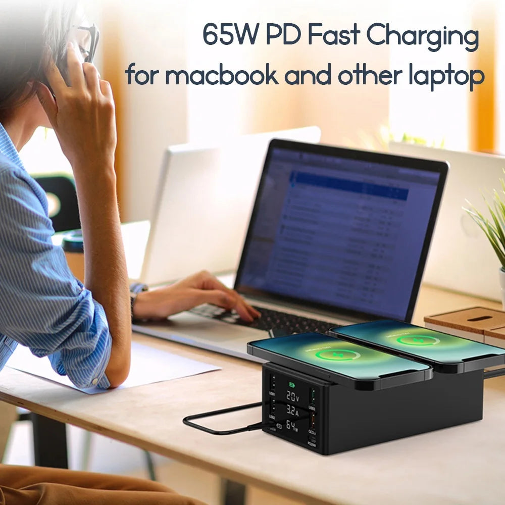 Fast Charger Station  Wireless Charger