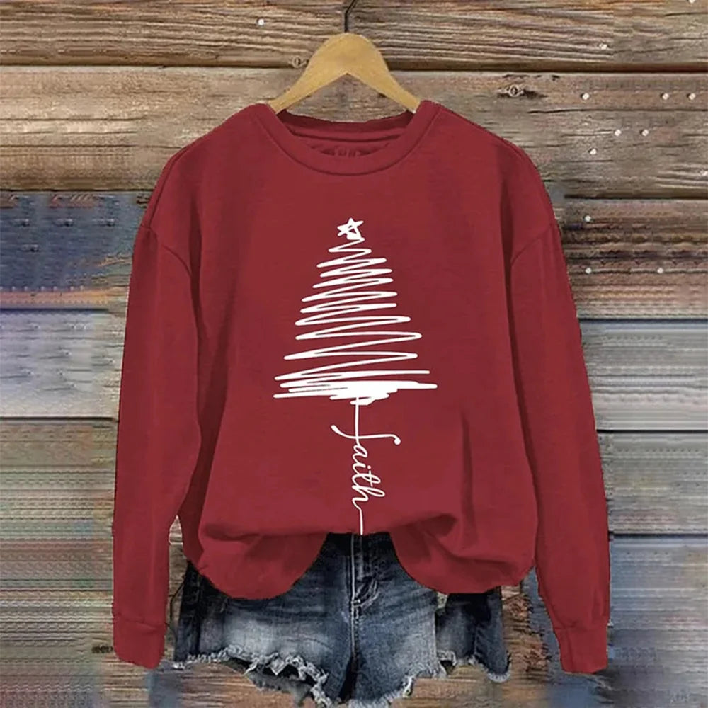 Christmas Tree Women‘S Sweatshirt Hoodie